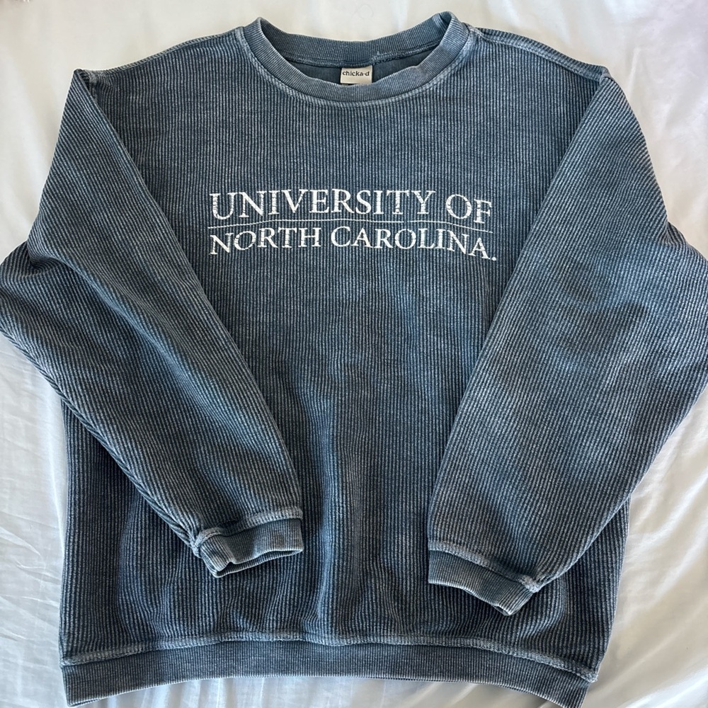 Chicka-d UNC ribbed crewneck